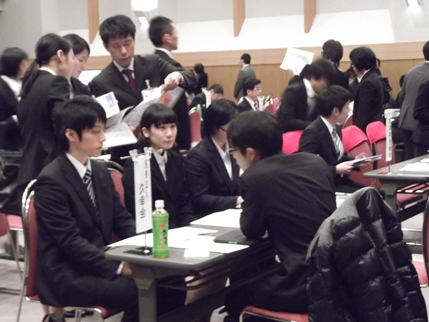 画像:合同企業説明会の様子