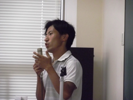 画像:講師を担当した野菜農家リトルガーデンの斉藤善宣さん