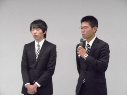 画像:就職ガイダンスを担当する講師